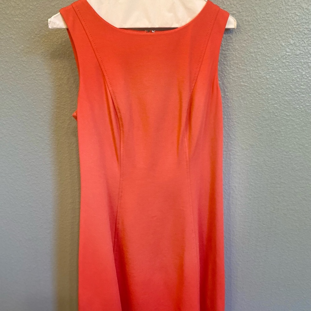 Burnt Orange Talbots size 6 petite swing dress